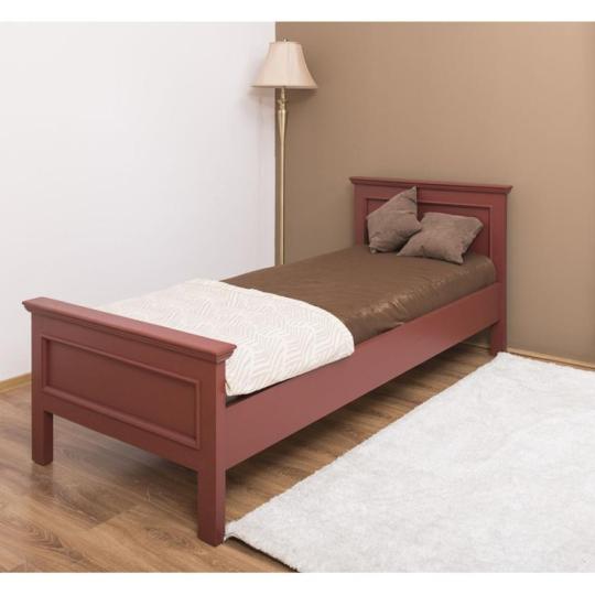 uzky klasicky bordo jednopostel biely detska postel masiv na mieru country postel vyroba spalna nabytok nabytky provence provansalsky rustikalny balaton rekreacny dom postele lameridiana zariadenie.jpg